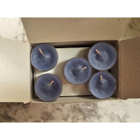 11 Party Lite Tea Lite Candles Herbal Pot Pourri Colonial Blue - Picture 1 of 4